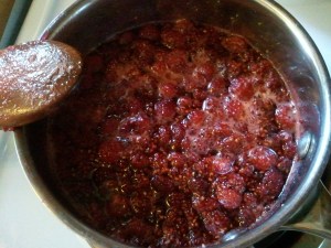 See how it's getting all gooey and jammy?