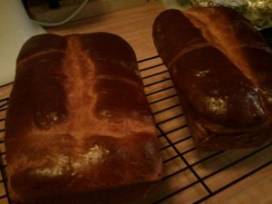 Mama says they're a little dark and a little lopsided, but neither one of us care.