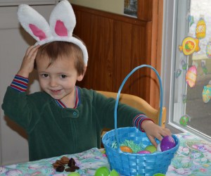 Doesn't everybody get chocolate-bunny grahams and prunes for Easter?