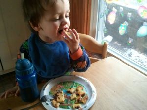 Though I wanted syrup, the honey butter really was enough for this French toast.