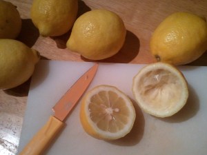I tried juicing a lemon, but  I could either press or twist, not both at the same time.