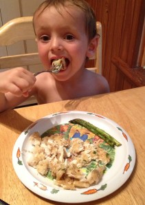 eating a grilled peach/littlejudeonfood.com