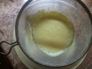 Straining ensures your custard is as silky as you deserve it to be after all that work.