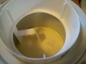 Churn, baby, churn, and work your magic.