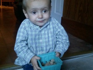 This is a photo from last year. Look how little I was!