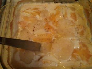 This butter knife went into the veggies as if they were...well, butter.