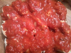 Don't be shy about the sauce.