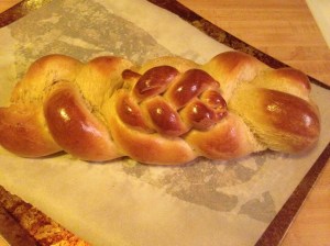 Golden on the top and light and fluffy on the inside.