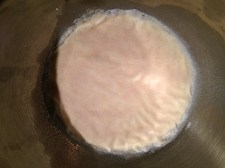 It starts to get all wrinkly immediately.