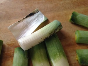 These leeks sure are dirty.