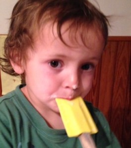 I got to lick the spatula.