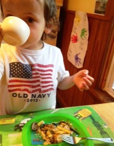 For some reason, I didn't get my rice bowl in a bowl, which made it easier for me to pick out what I wanted.