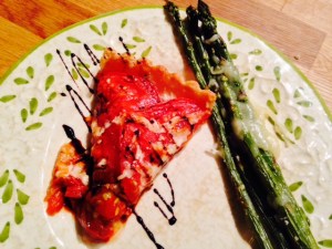 tomato tart with balsamic/littlejudeonfood.com