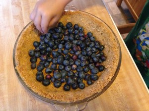 Use just enough to cover the bottom. (I put a little more in than that, and it was yummy.)