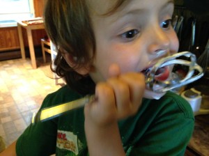 This is my preferred method of cleaning beaters.